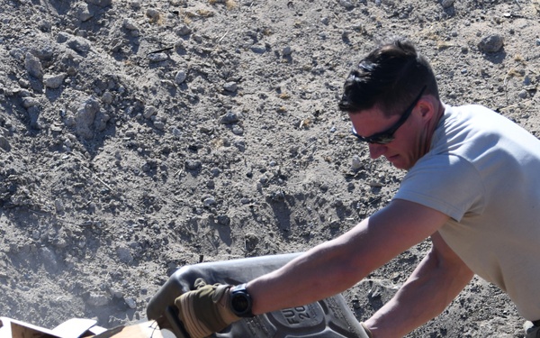 386th EOD destroys unusable ammunition