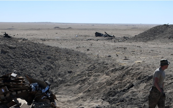 386th EOD destroys unusable ammunition