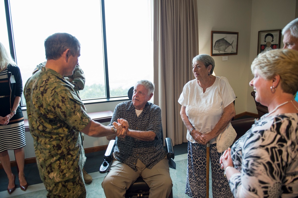 WWII Veteran misses 75th Pearl Harbor ceremonies, meets with PACOM Leadership
