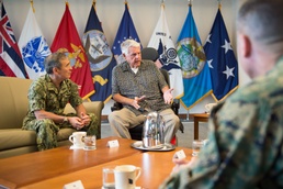 WWII Veteran misses 75th Pearl Harbor ceremonies, meets with PACOM Leadership