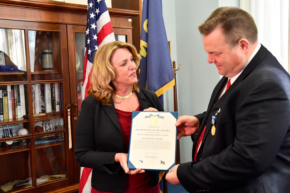 Distinguished Public Service Award for U.S. Rep. Jon Tester