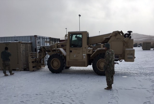 576th Conducts Rail Load Training