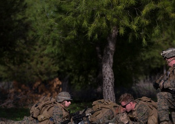 Maintaining Proficiency: Marines conduct patrolling training exercises