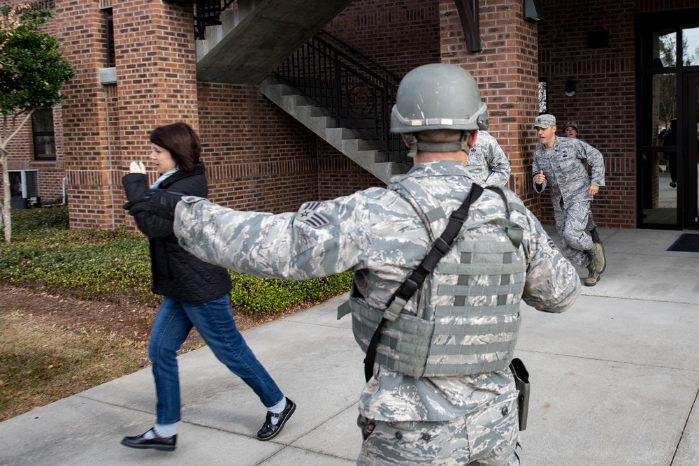 Combating the threat: Moody holds active shooter exercise