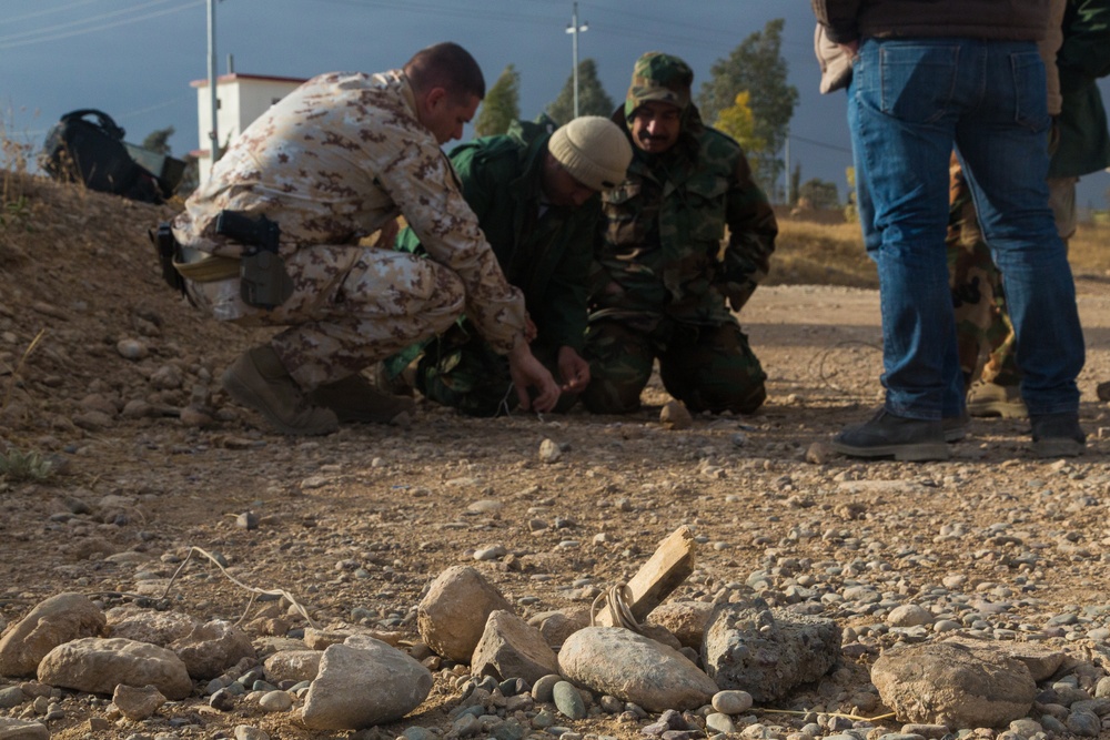 Peshmerga counter-IED Range