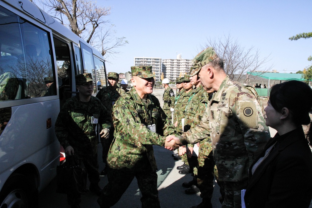 JGSDF Chief of Staff visits Yama Sakura