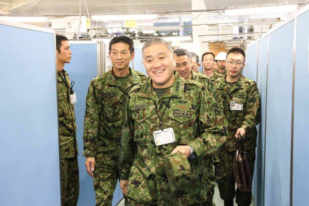 JGSDF Chief of Staff visits Yama Sakura