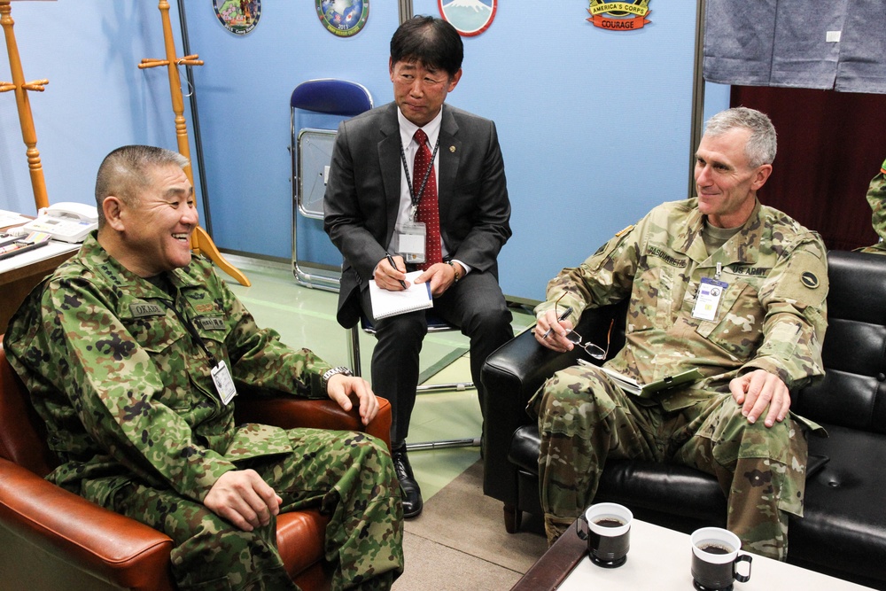 JGSDF Chief of Staff visits Yama Sakura