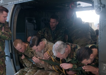 Ally Nations Jump For Training