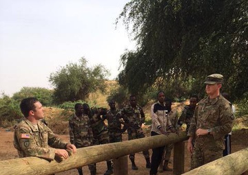 U.S. troops observe and enhance Niger basic training