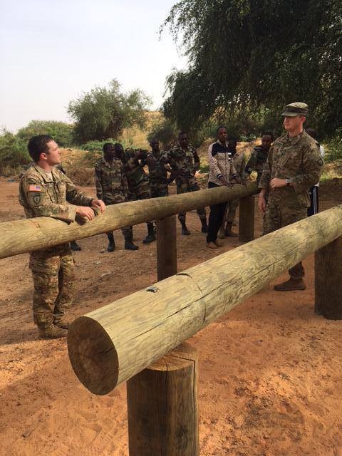 U.S. troops observe and enhance Niger basic training