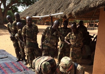 U.S. troops observe and enhance Niger basic training