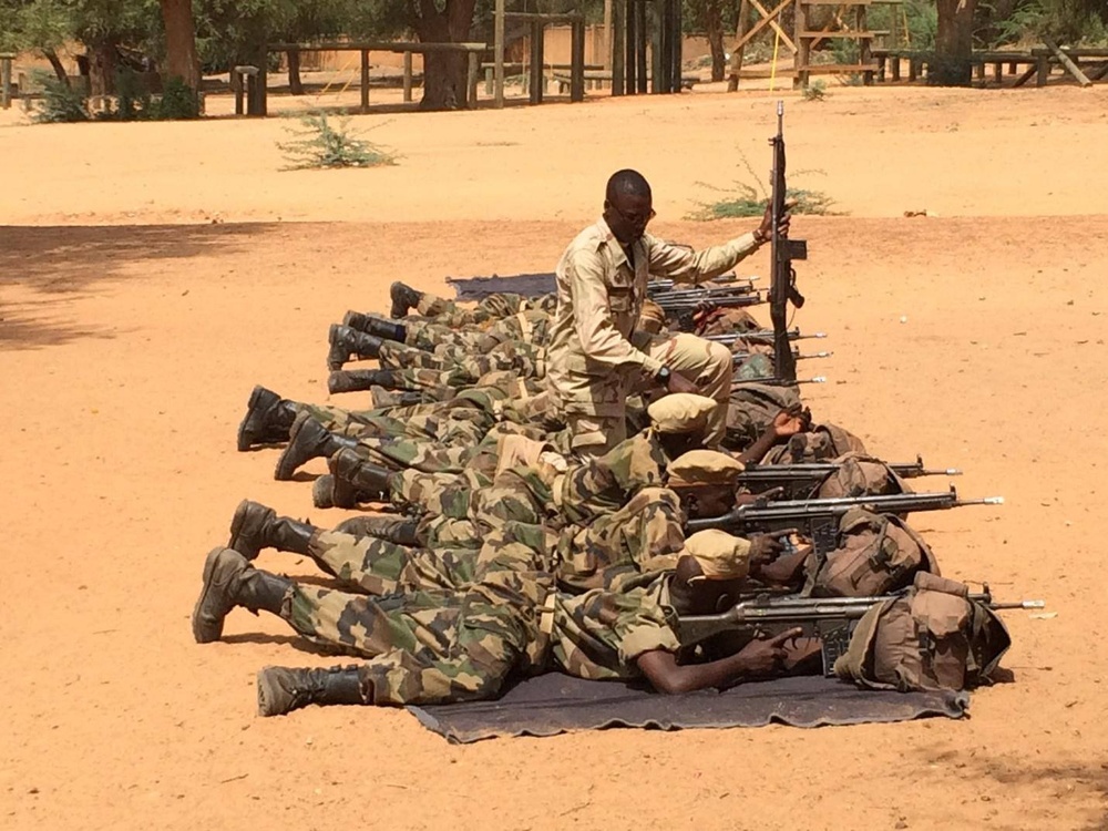 U.S. troops observe and enhance Niger basic training