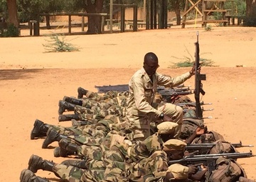 U.S. troops observe and enhance Niger basic training