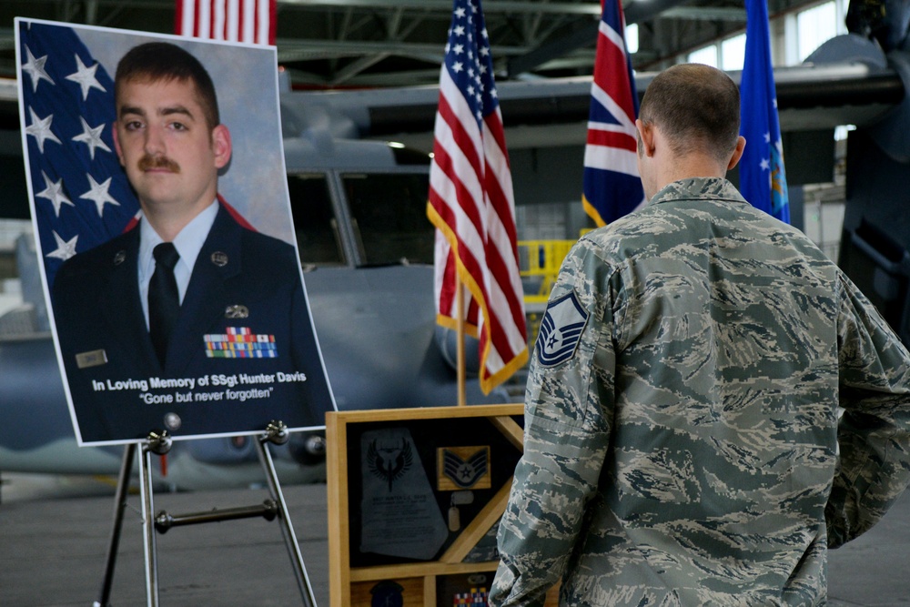 Staff Sgt. Hunter Davis memorial service