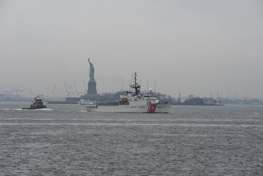 Coast Guard Cutter Northland visits New York City