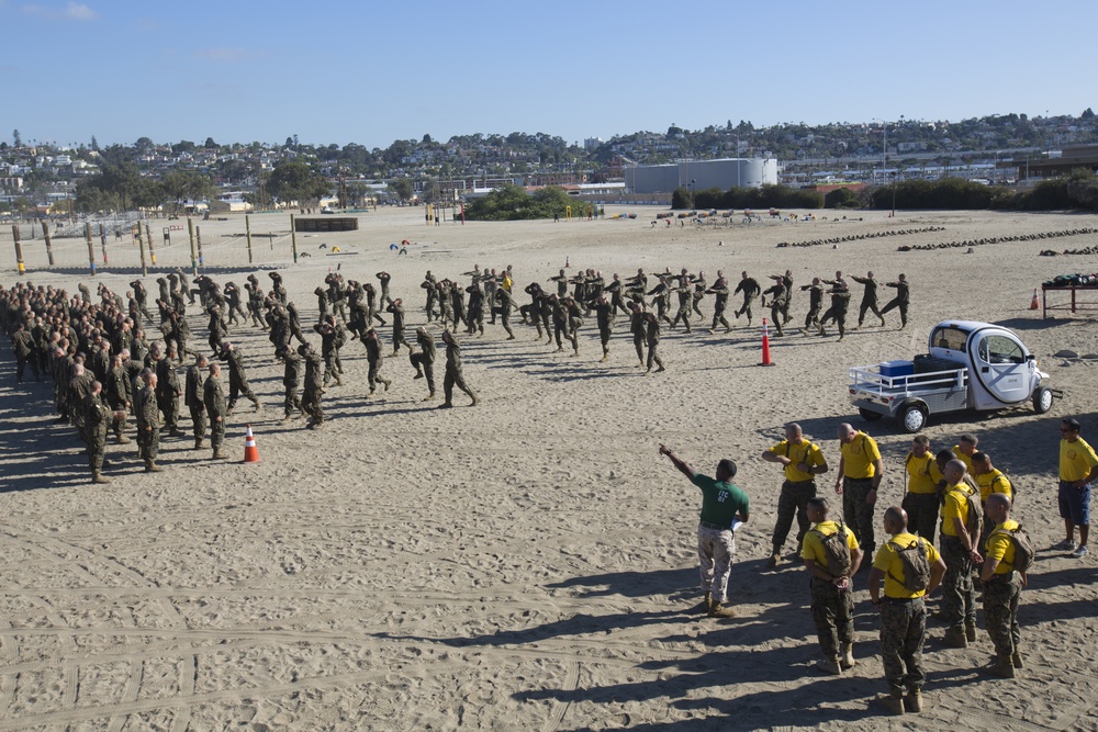 Golf Company Recruit Bayonet Training