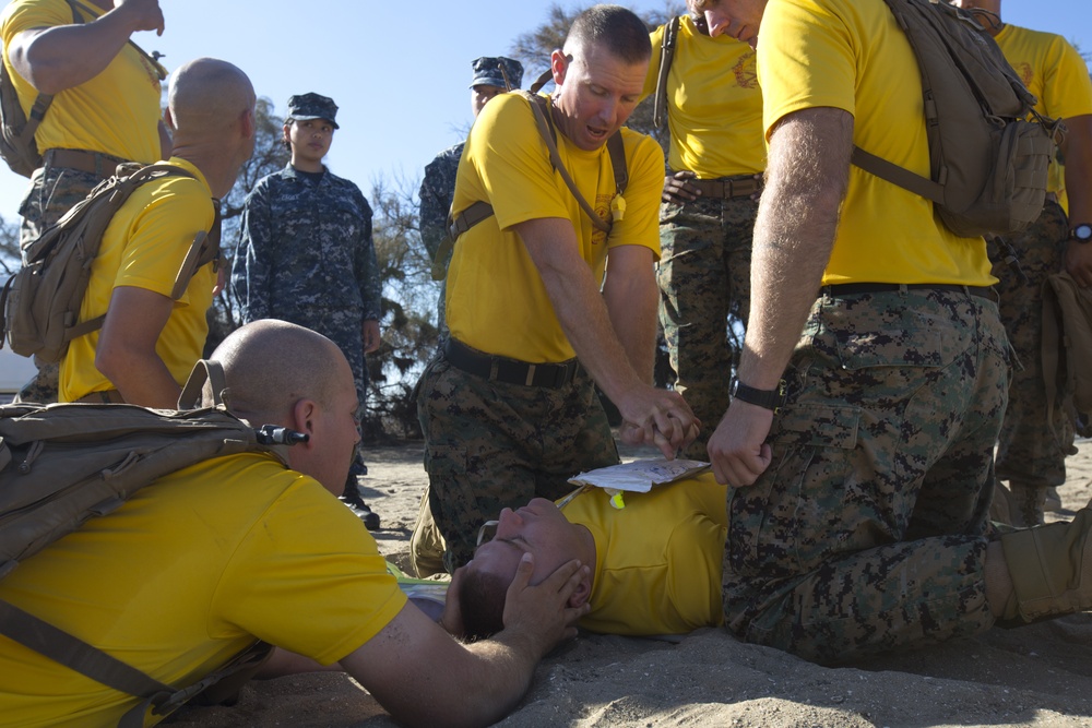 Golf Company Recruit Bayonet Training