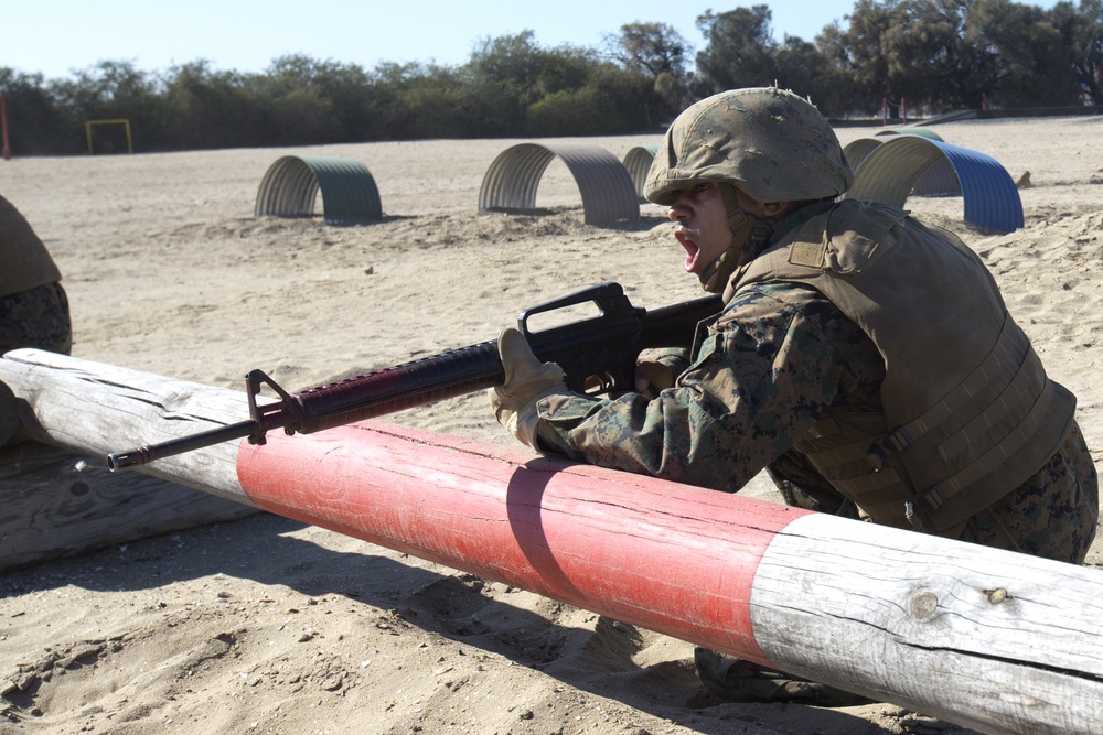 Golf Company Recruit Bayonet Training