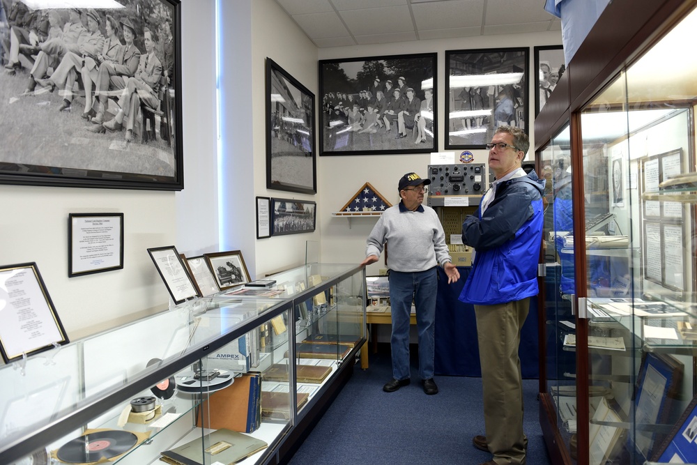 Retired Cryptologic Officer Visits Corry Station