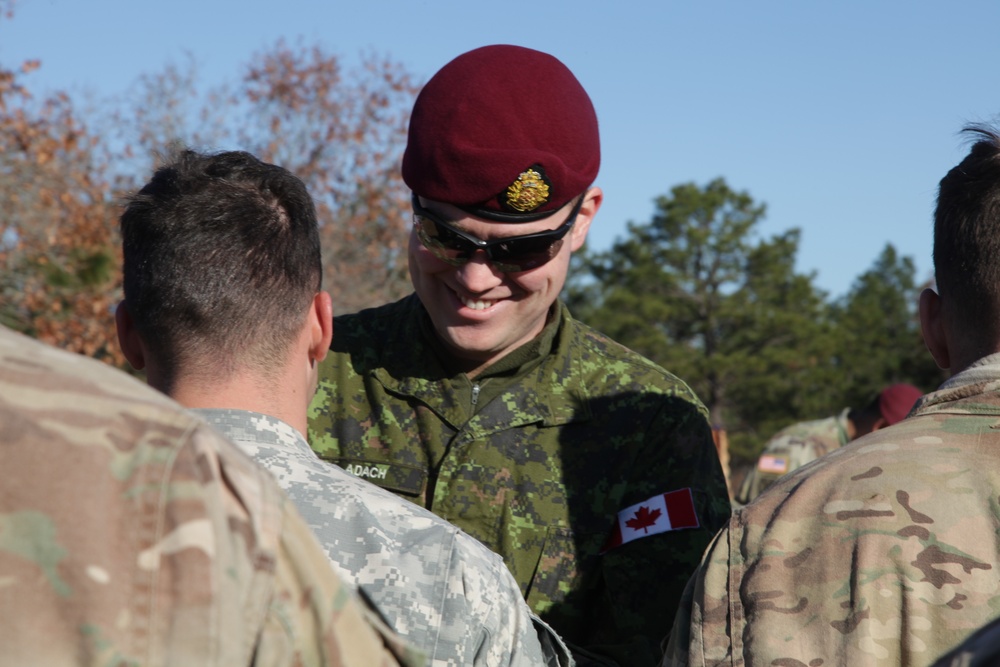 Paratrooper receives Canadian Jump Wing