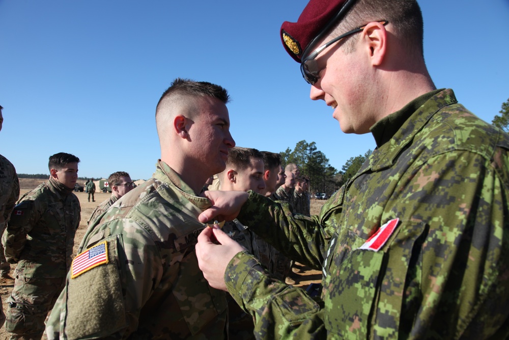 Paratrooper receives Canadian Jump Wings