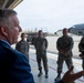Maj. Gen. John Flournoy Jr. speaks with Beale Airmen