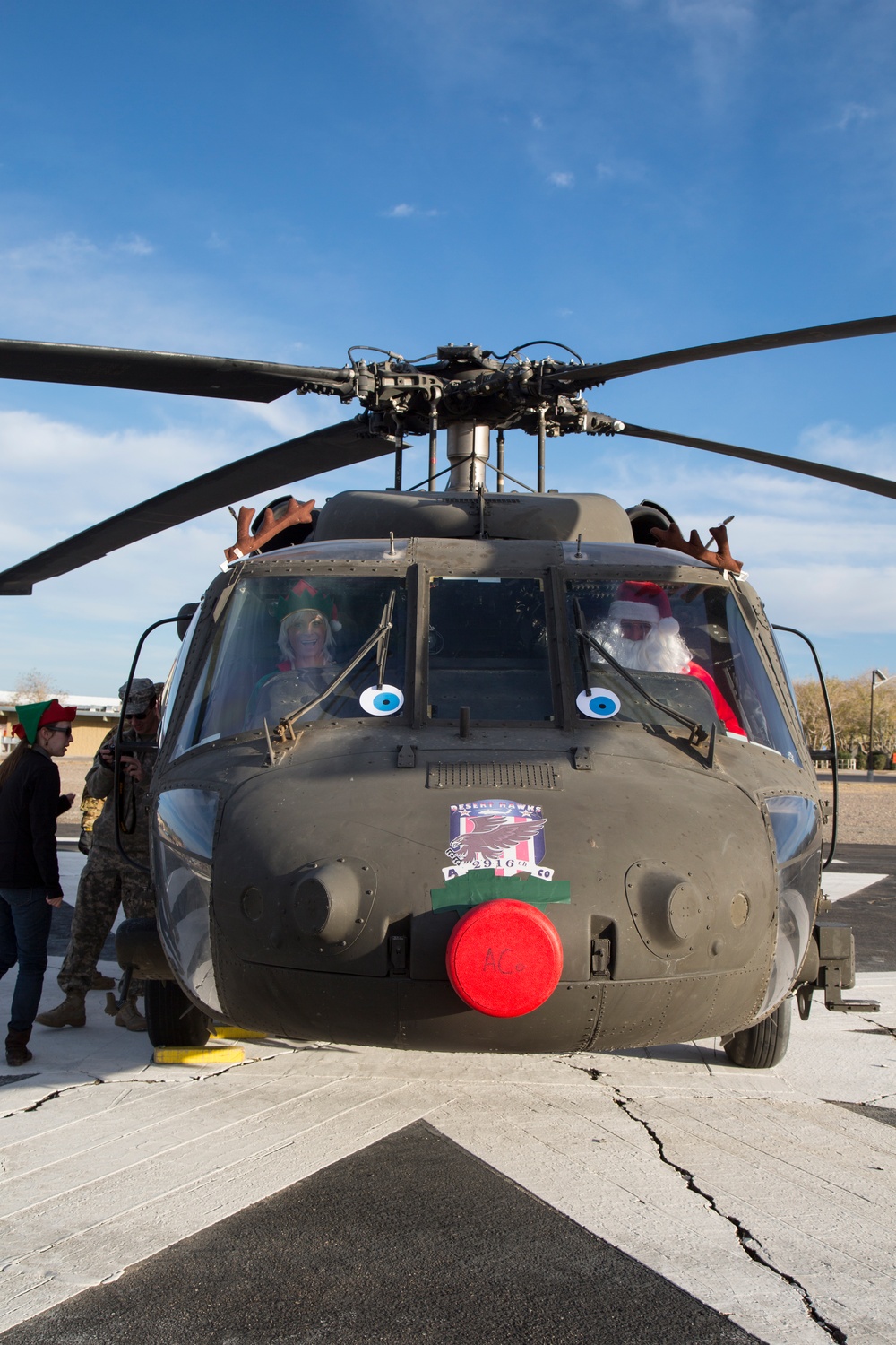 Santa's Coming to Town event on MCLB Barstow