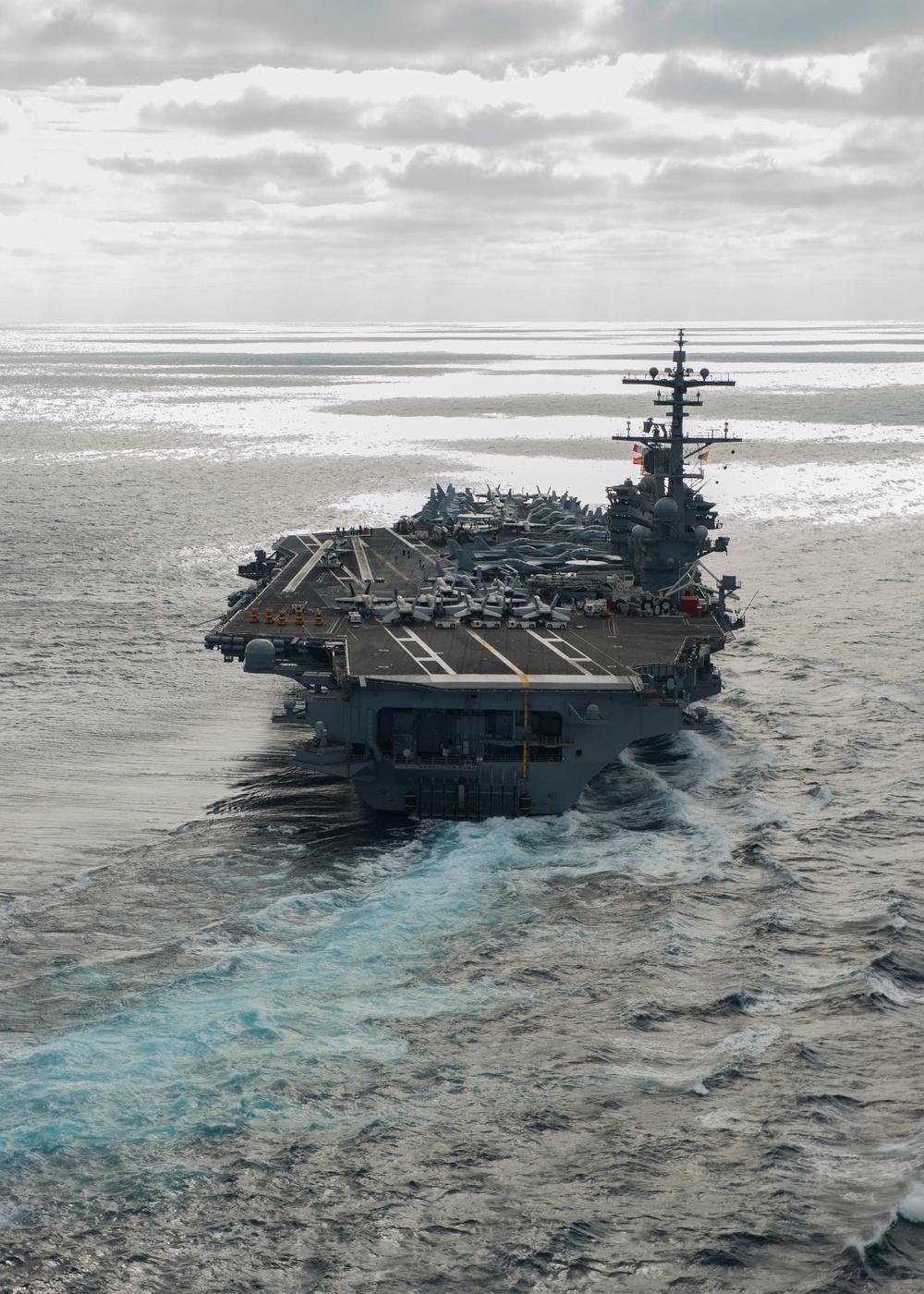 GHWB is underway conducting a Composite Training Unit Exercise (COMPTUEX) with the George H.W. Bush Carrier Strike Group in preparation for an upcoming deployment.