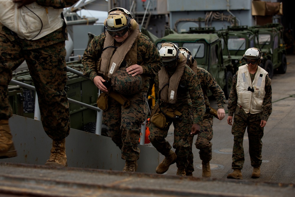 Marines, Sailors train for strait passage during ARGMEUEX