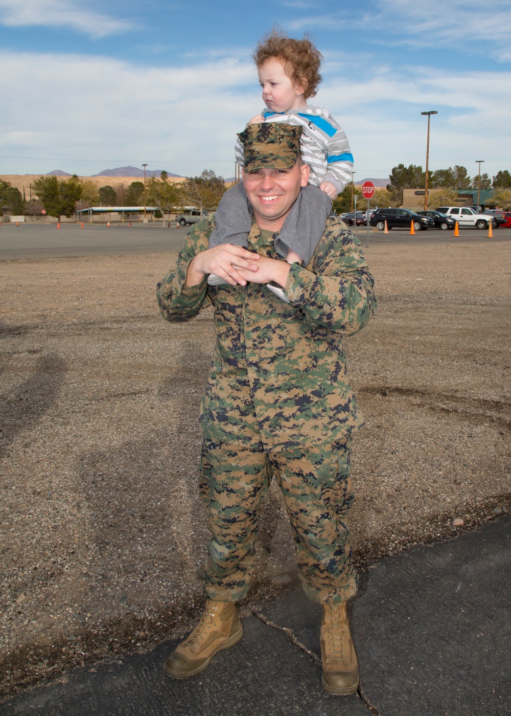 Santa's Coming to Town event on MCLB Barstow