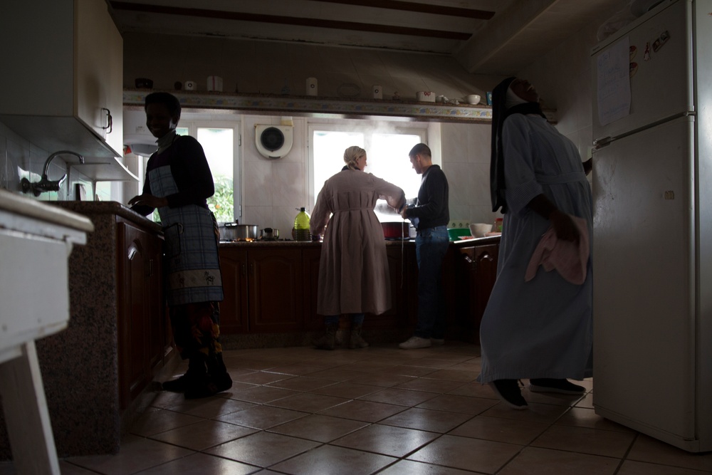 Lending a helping hand: Marines and Sailors volunteer at local monastery