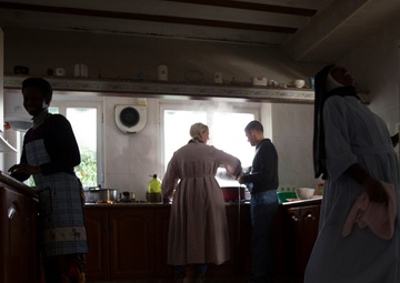 Lending a helping hand: Marines and Sailors volunteer at local monastery