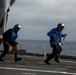 Sailors, Marines conduct flight ops on USS Carter Hall (LSD-50)