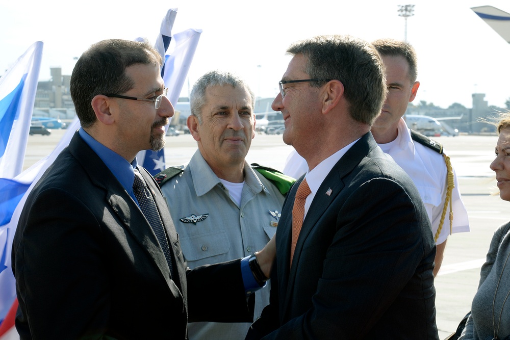 Secretary of Defense Ash Carter Departs Israel
