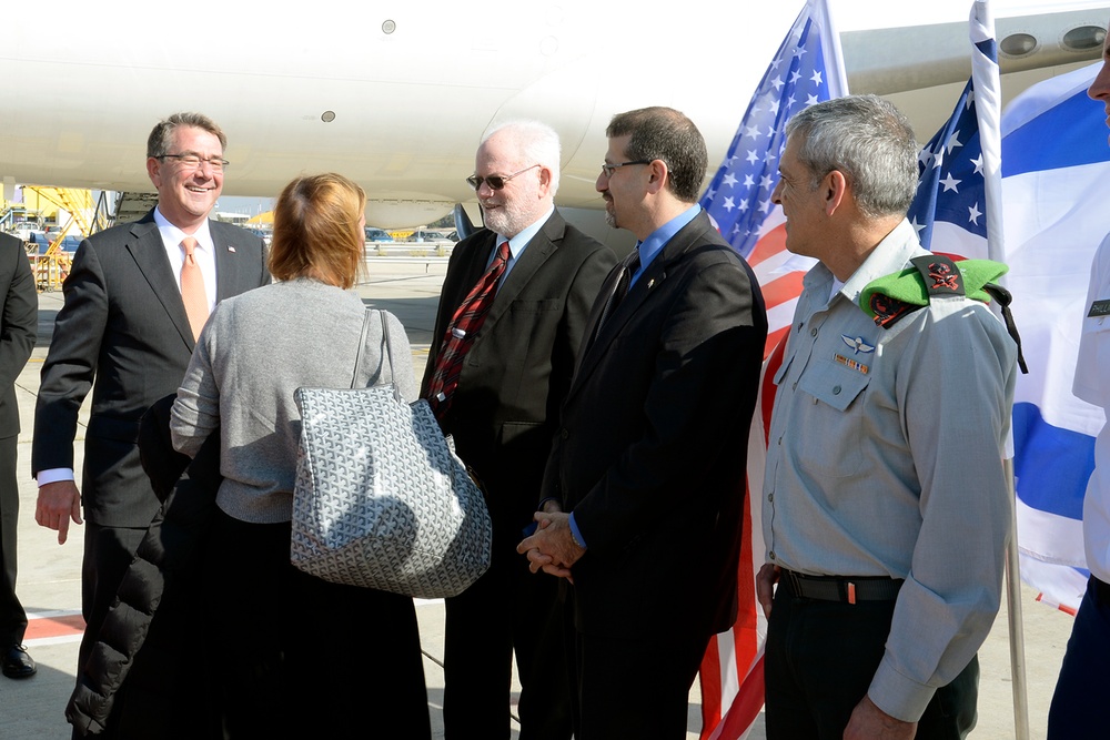 Secretary of Defense Ash Carter Departs Israel