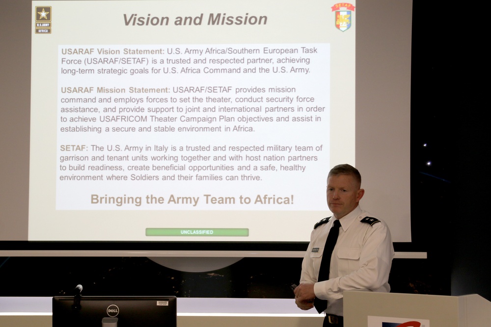 USARAF CG meets diplomats in Milan; Discusses Africa mission