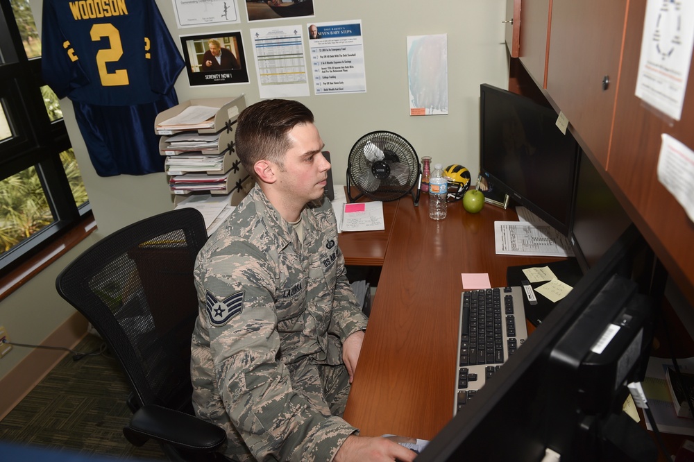 Airman transitions to officer corps