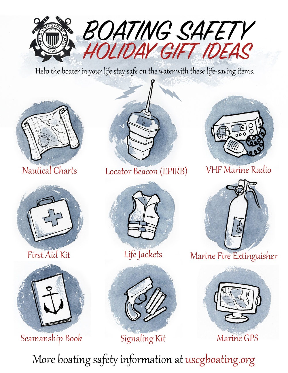 Coast Guard suggests life-saving gift ideas for boaters