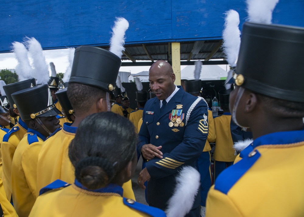 The Coast Guard Honor Guard performs, represents US during Barbados 50th Independence Anniversary