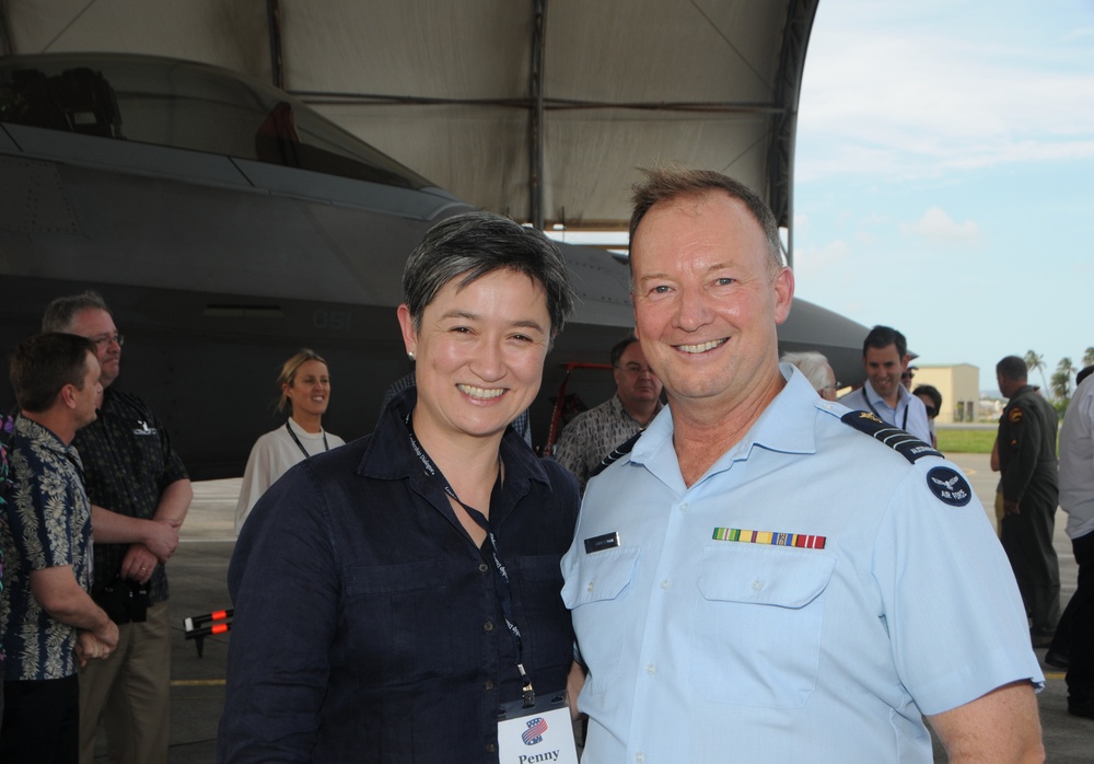 Australian delegation take tour of Hawaii Air National Guard