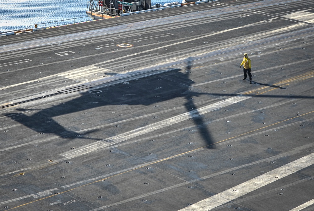 Sea Hawk takes off of Nimitz