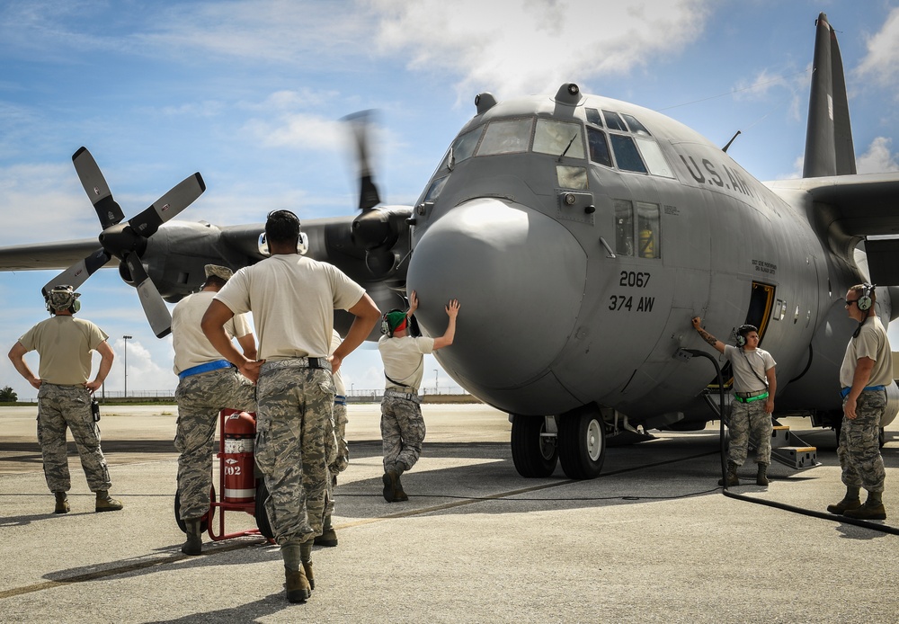 the 374th Maintenance Group puts planes in the air at OCD 2016 through teamwork and a bond with the aircraft