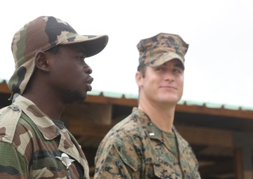 Training together to counter illicit trafficking in Gabon