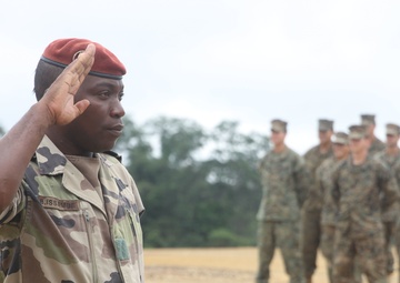 Training together to counter illicit trafficking in Gabon