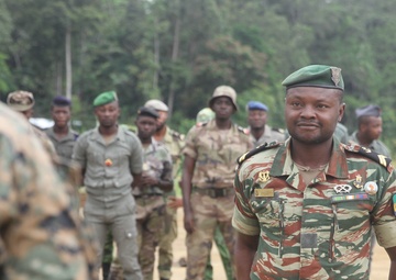 Training together to counter illicit trafficking in Gabon