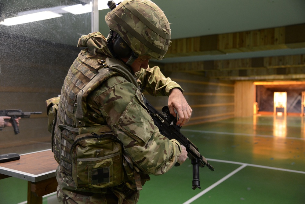 British Forces shoot in U.S. range