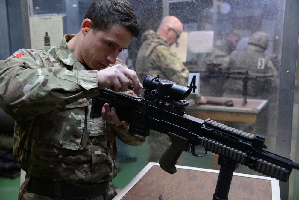 British Forces shoot in U.S. range