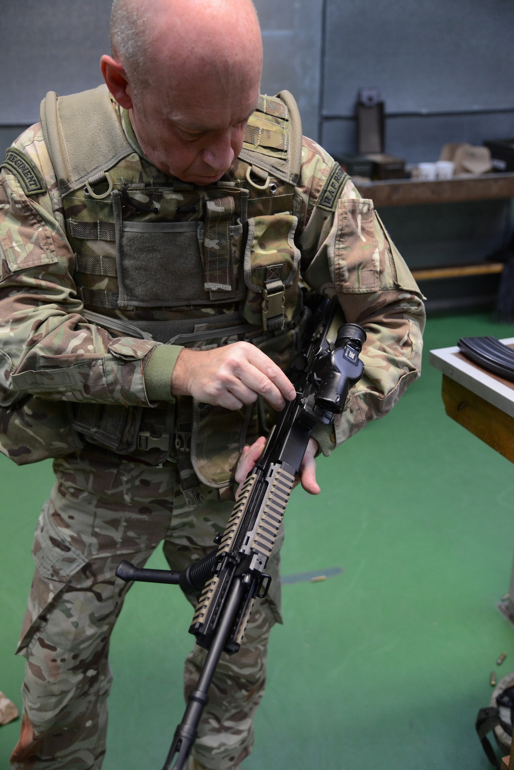 British Forces shoot in U.S. range