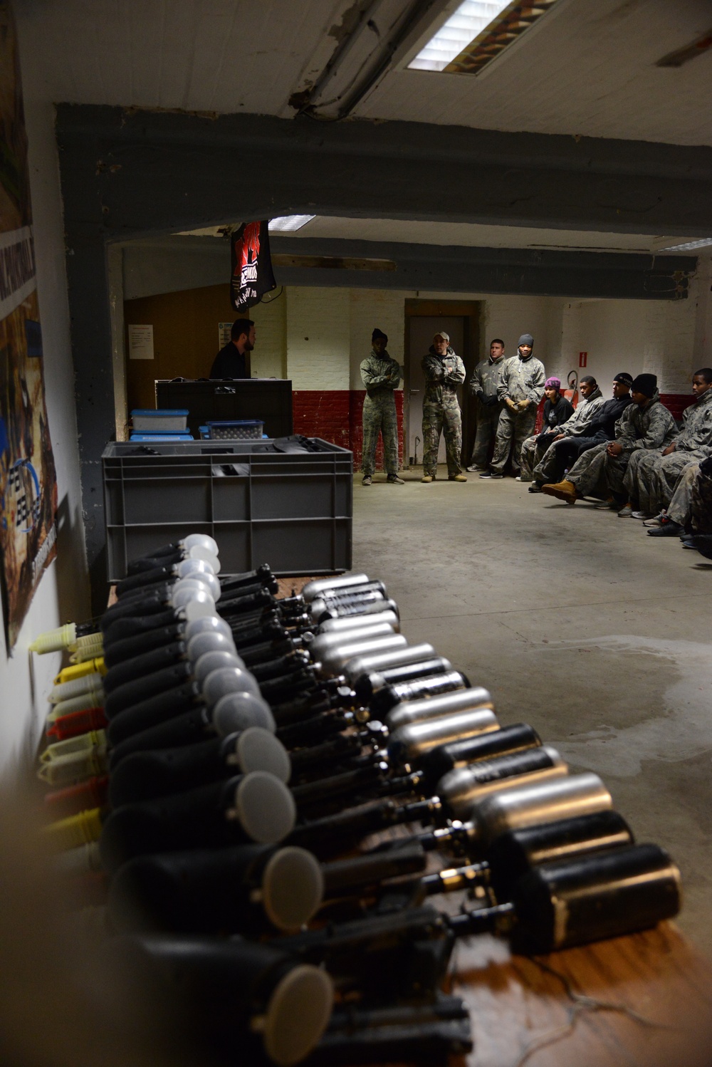 39th Signal and USAG Benelux paintball exercise